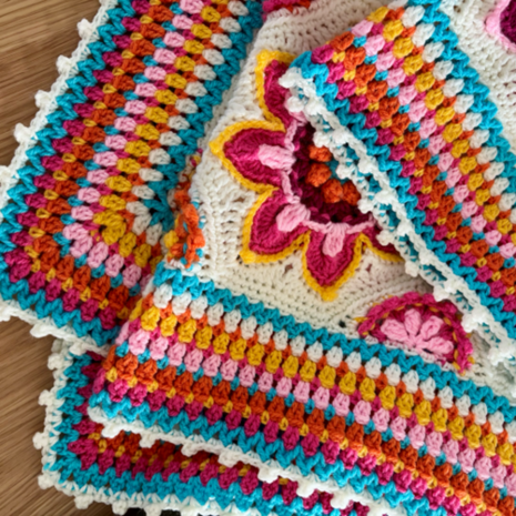 CAL Flowers Forever Blanket 2025 &ndash; Haakpakket Katia Merino Classic | Limited Edition