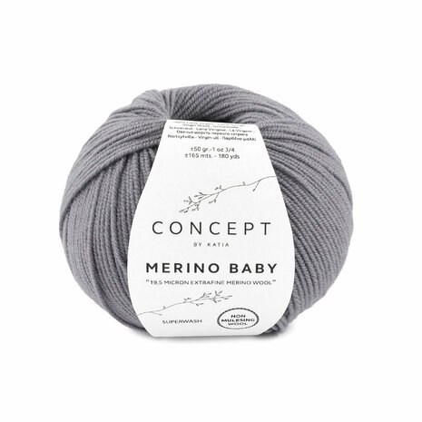 Merino Baby 025 Grijs