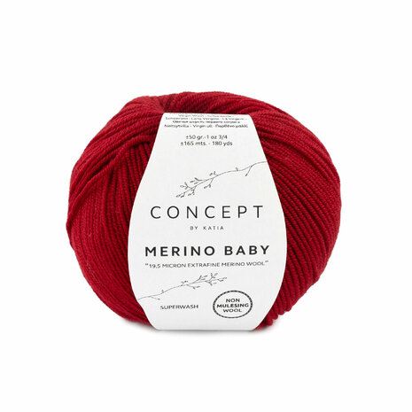 Merino Baby 050 Wijnrood