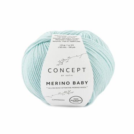 Merino Baby 073 Water Blauw