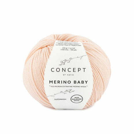 Merino Baby 081 Zeer licht roze