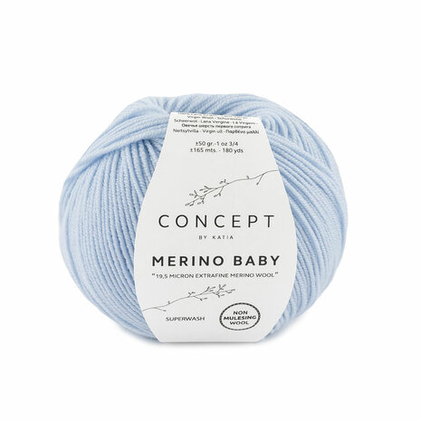 Merino Baby 093 Hemels Blauw