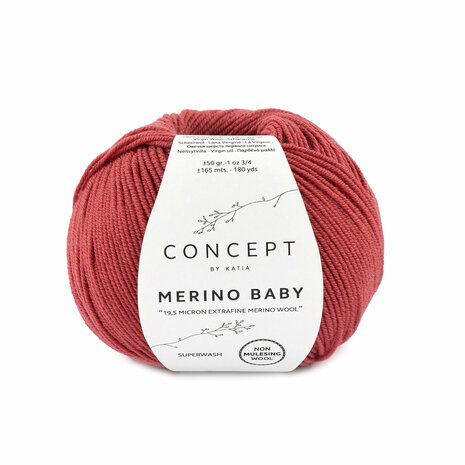 Merino Baby 094 Framboos Rood 