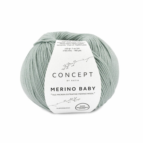 Merino Baby 097 Bleekgroen