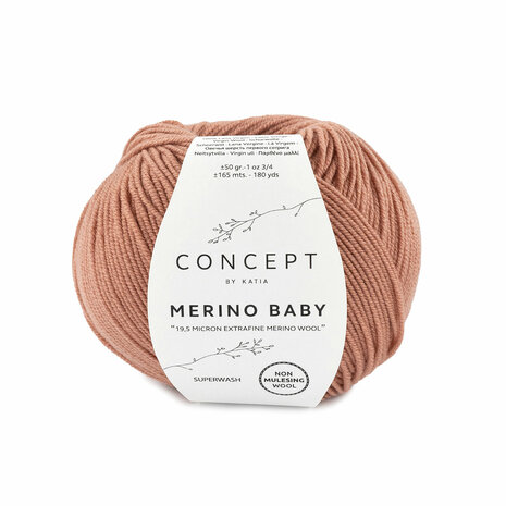 Merino Baby 098 Aarde bruin