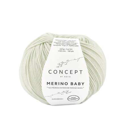 Merino Baby 155 Witachtig groen
