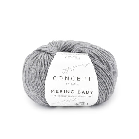 Merino Baby 161 Medium grijs