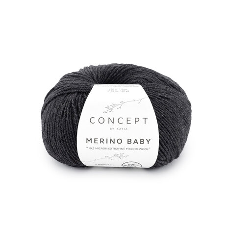 Merino Baby 162 Donker grijs