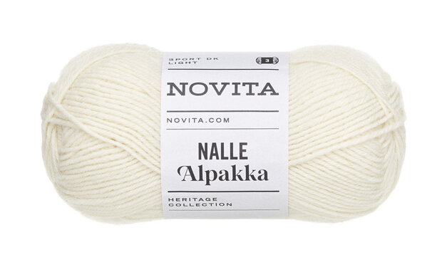 Nalle Alpakka 010 Off White