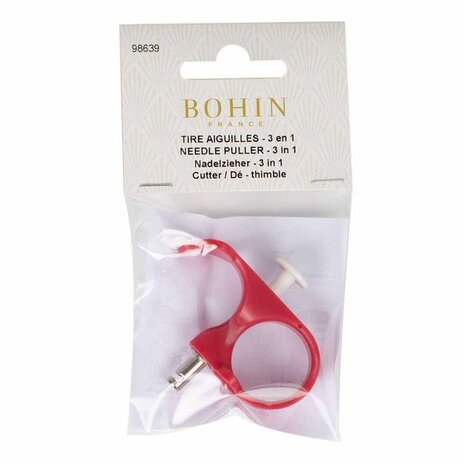 Bohin Needlepuller &ndash; Naaldhulp met Draadsnijder