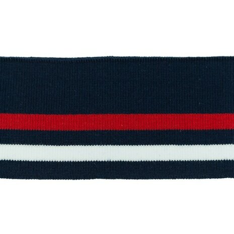 cuff two stripes dark blue-red