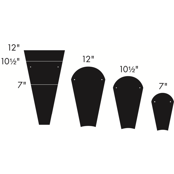 Dresden Plate, Regular (4p)