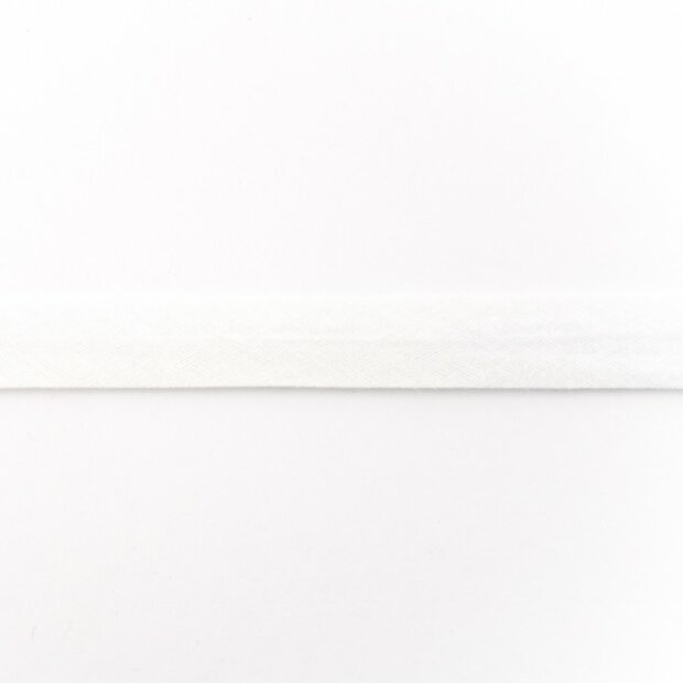 Biasband katoen 3 meter wit