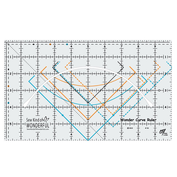 Wonder Curve Ruler 6&quot; x 10&quot;