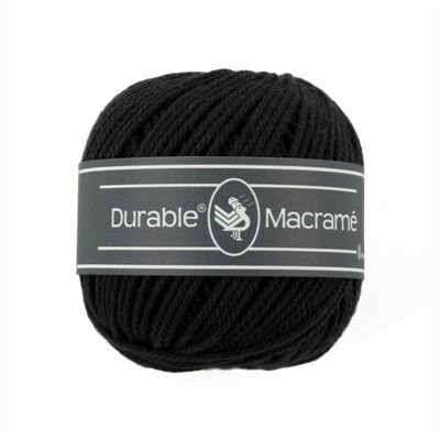 Durable Macram&eacute; 100 gram black