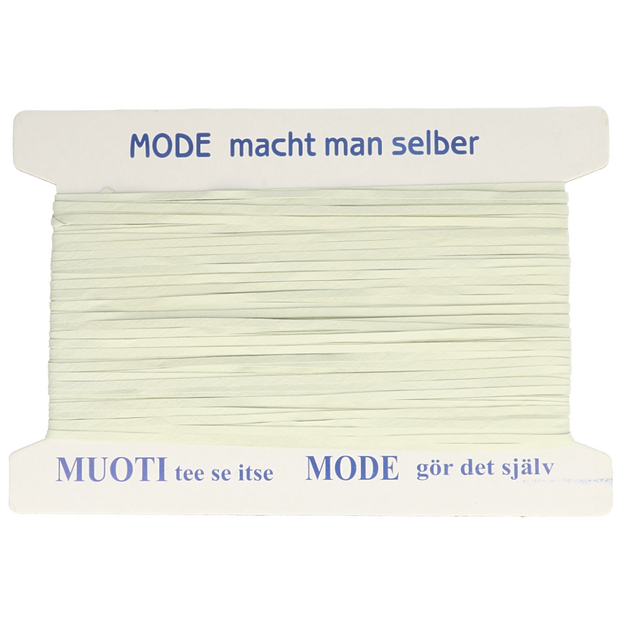 Flatstrip elastiek 4 mm wit