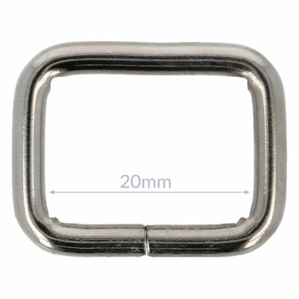 Gesp metaal 25 mm