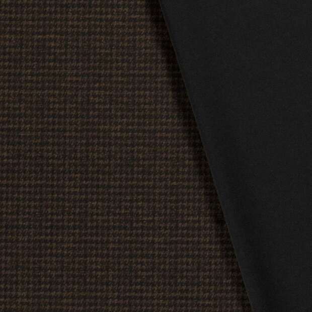 punta di roma pied de poule camel