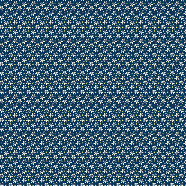 Annabella Flowers and Beans Blue