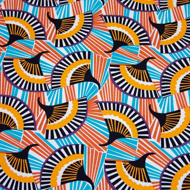 Jersey Viscose Print Africa Palm