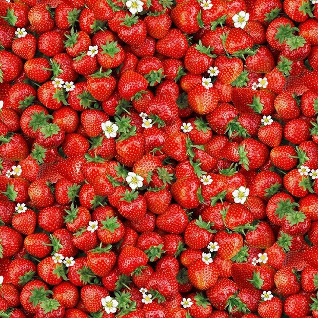 Berry Sweet Packed Sweet Strawberries Red