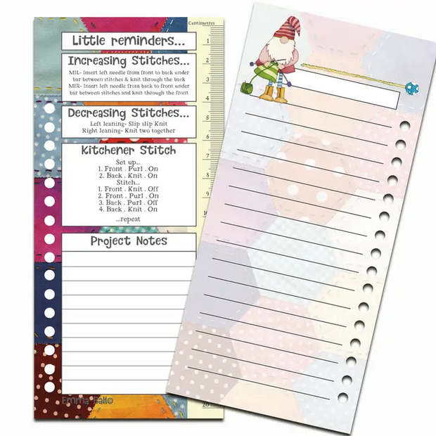 Crafting Gnomes breikaarten met kleurenkaart