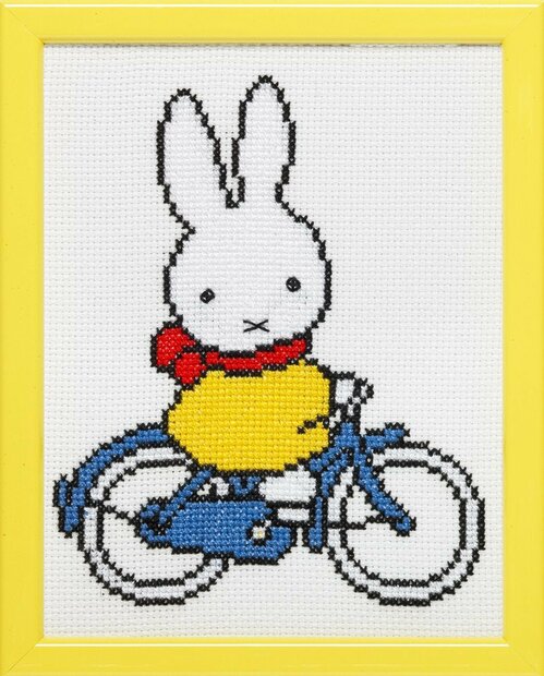 borduurpakket Nijntje op de fiets, Dick Bruna