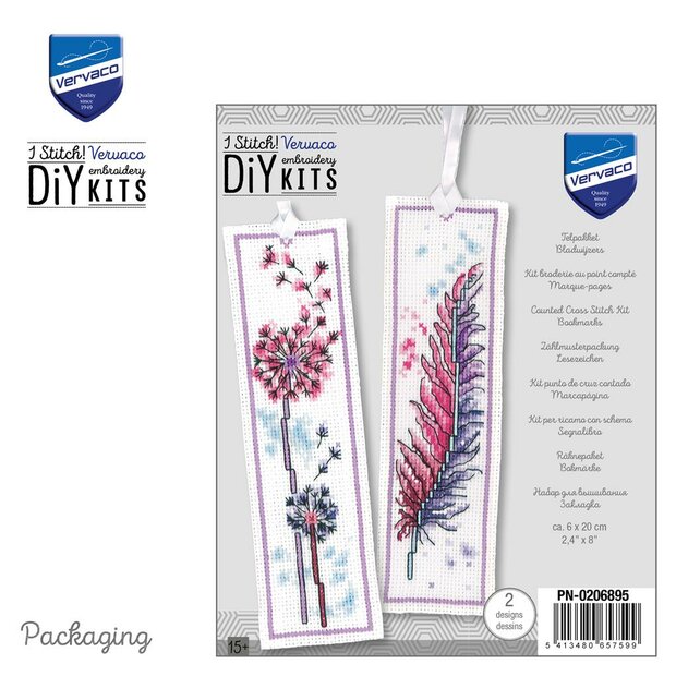 Bladwijzer kit pluim en pluisjesbloem set van 2