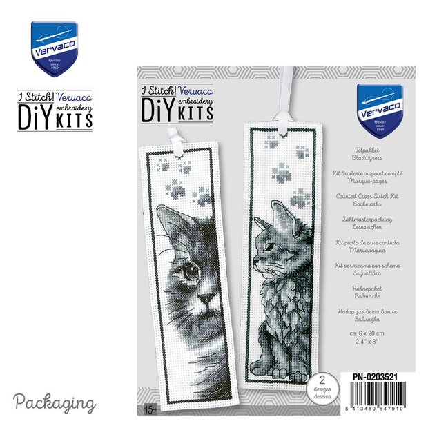 Bladwijzer kit katten set van 2