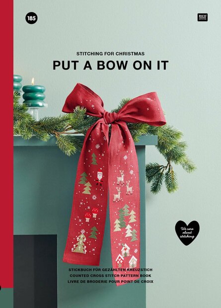 Borduurboek Nr 185 "Maak er een strik om"