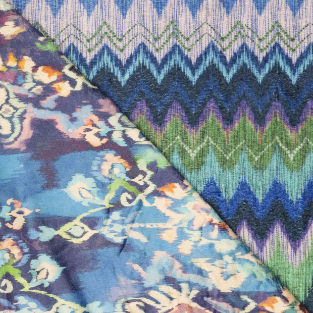 Tweezijdig digitaal geprinte fur &ndash; 100% polyester