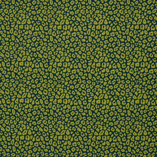Tricot met panterprint &ndash; Zachte rekbare stof, 150 cm breed