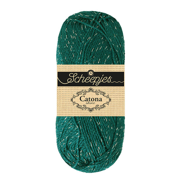 Catona Shine 401 Dark Teal Rainbow