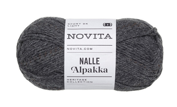 Nalle Alpakka 044 Graphite