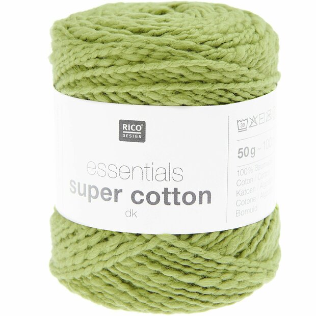 Essentials super cotton DK 25 Olijf