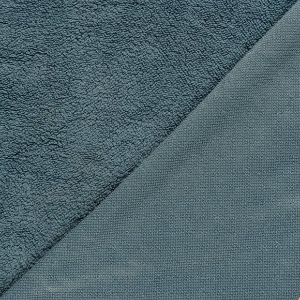 Sherpa Fleece Staalblauw