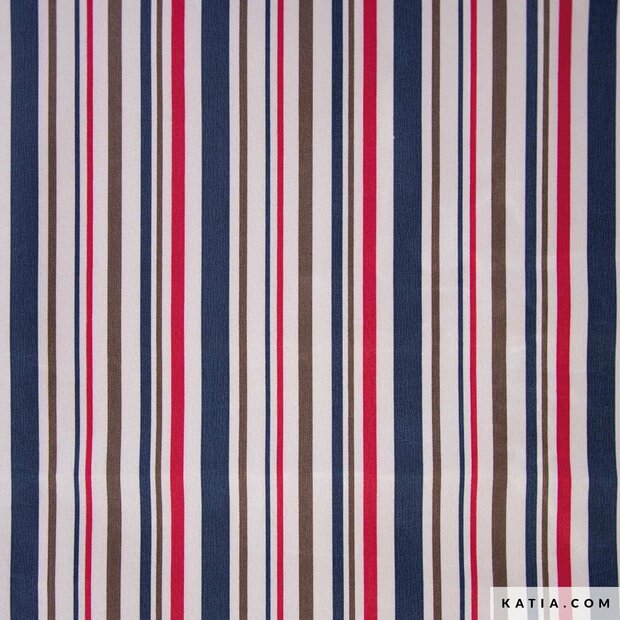 Waterdichte stof Summer Stripes Amazonia | Katia Fabrics