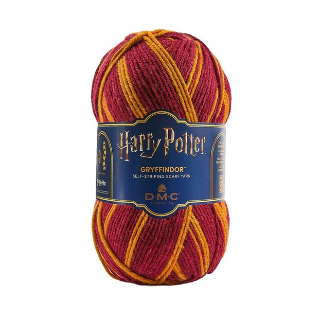 DMC Harry Potter Self-Striping Scarf Yarn Gryffindor 0301