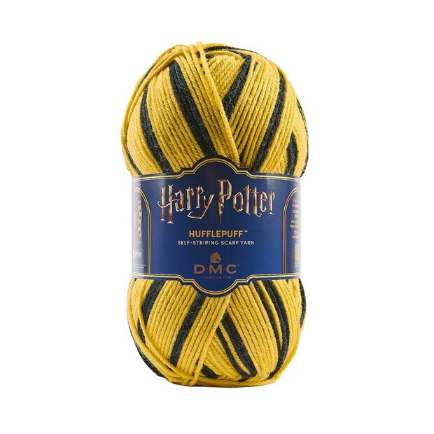 DMC Harry Potter Self-Striping Scarf Yarn Hufflepuff 0303