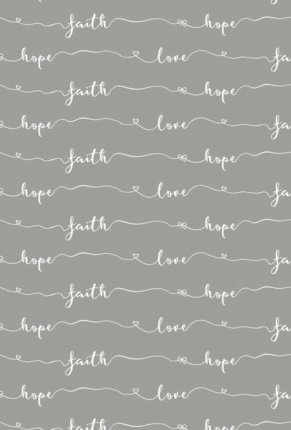 Hydrofiel katoen faith love Ilja Fabrics