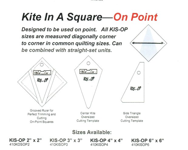 Kite in a square on point