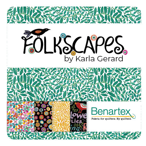 Folkscape 2 1/2&quot; strips