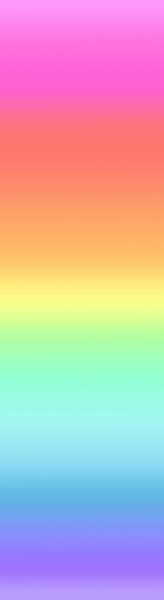Fairy Dust Rainbow Hues Ombre
