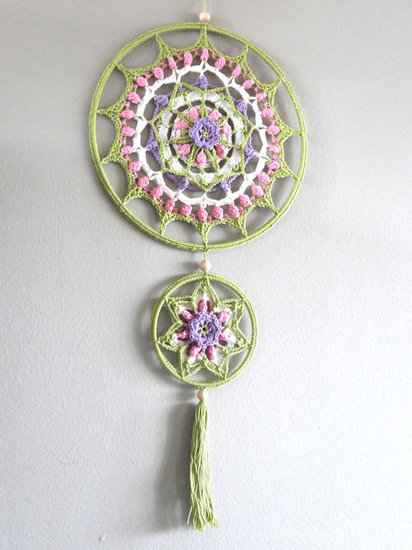 Haakpakket Funny Mandala Pastel 25 cm