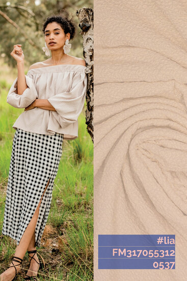 Lia, stretch jacquard