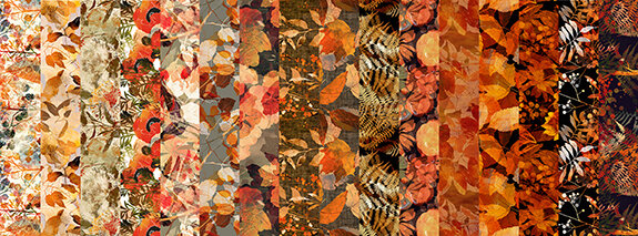 Reflections of Autumn 2 1/2&quot; strips