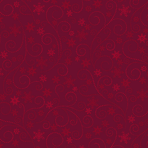 Winter Elegance, Swirling Frost Red
