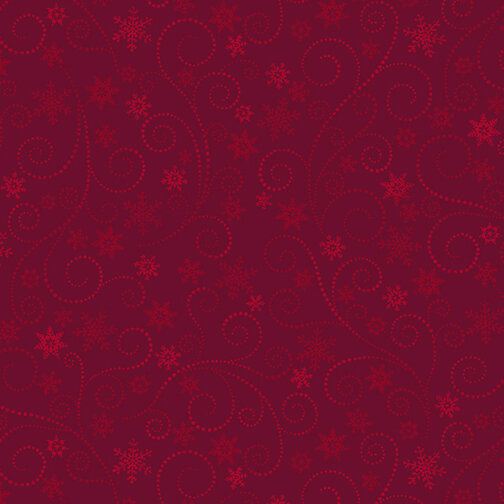 Winter Elegance, Swirling Frost Red