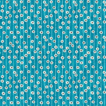 Faciful Sea Life Dots Aqua