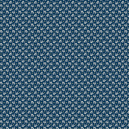 Annabella Flowers and Beans Blue
